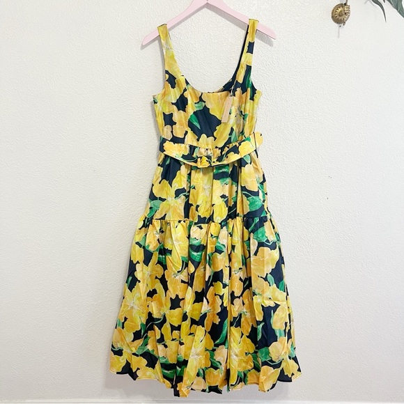 NWT Hutch Alice Belted Floral-Print Midi Dress - Picture 5 of 11